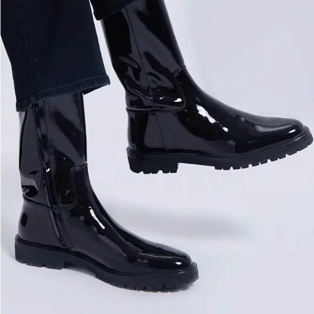 Loeffler Randall Danny Patent Leather Boots | NWT and Box